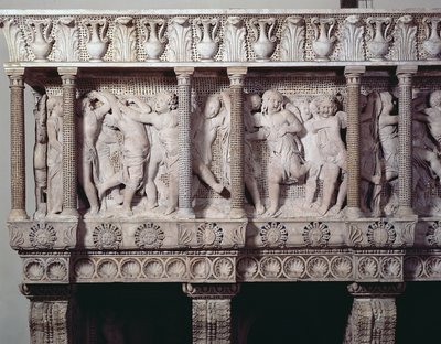 Detail from the Cantoria, c.1433-39 by Donatello